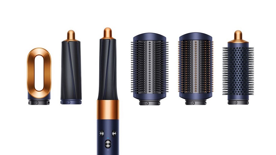Стайлер Dyson Airwrap HS01 синий с набором расчёсок